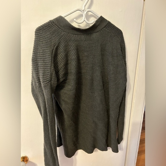 Ardene Basic Long Open Knit Cardigan Dark Grey, M - Picture 3 of 4